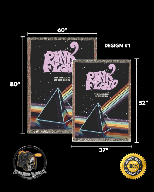 Handmade Pink Floyd Woven Blankets
